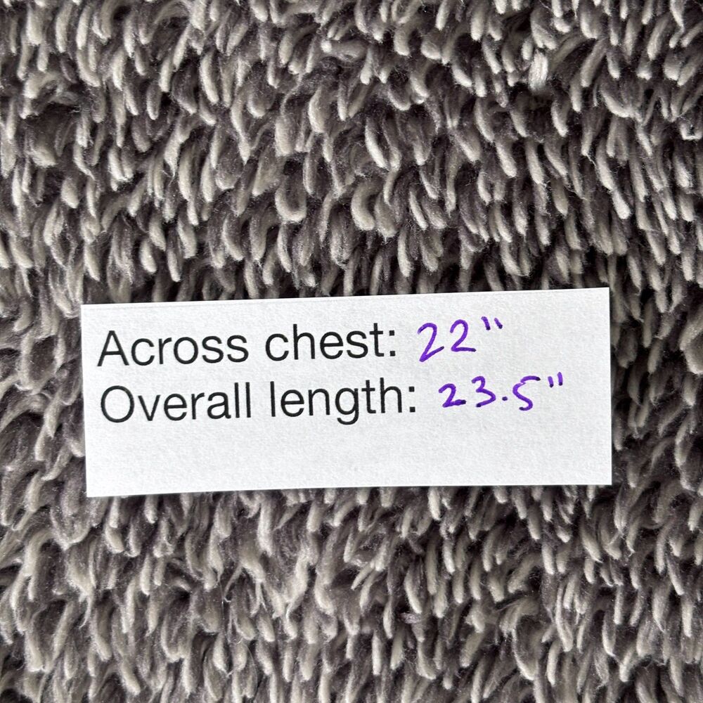 prAna Women's M Polar Escape Half Zip Sherpa Fleece Hoodie Gray Pullover Cozy - Picture 8 of 8